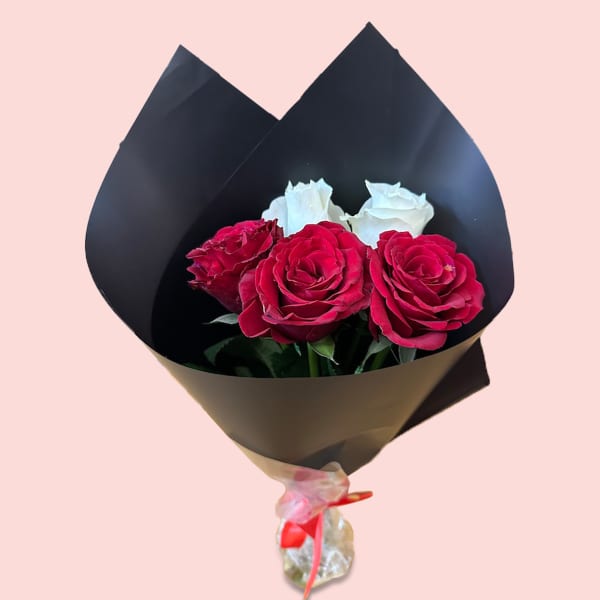 Eternal Embrace Bouquet of 5 Rose Bouquet