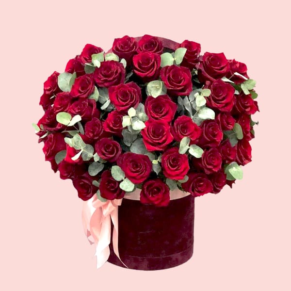 Red Rose flower box