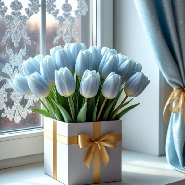 blue tulip