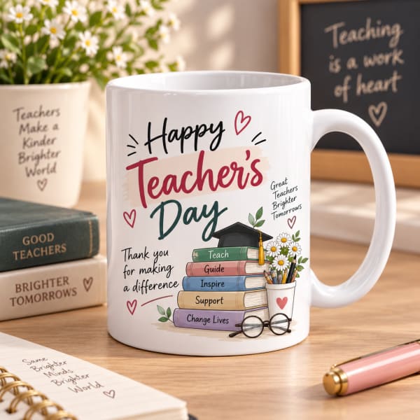 Happy Teacher's Day Appreciation Mug