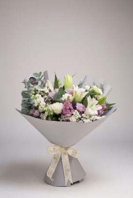 Alabaster Allure Flowers Bouquet