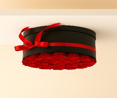 Love 60 red rose box
