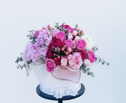  Pink Mixed Hat Box