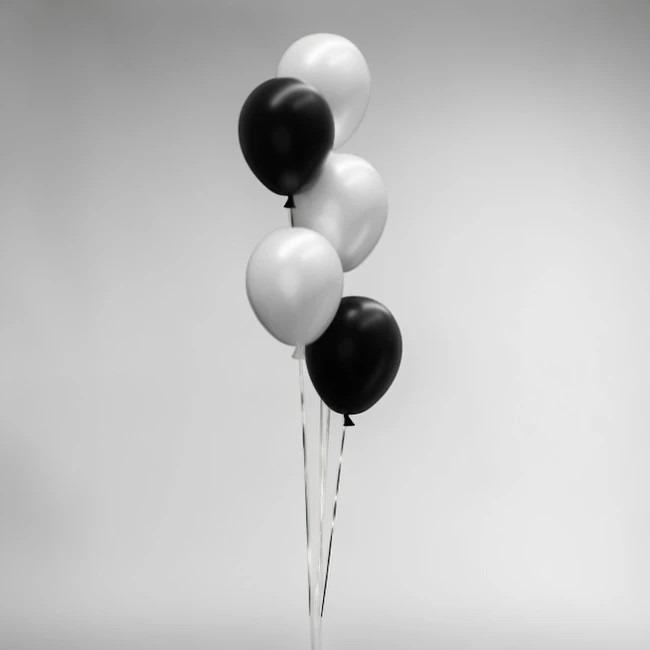 white and black Ballon