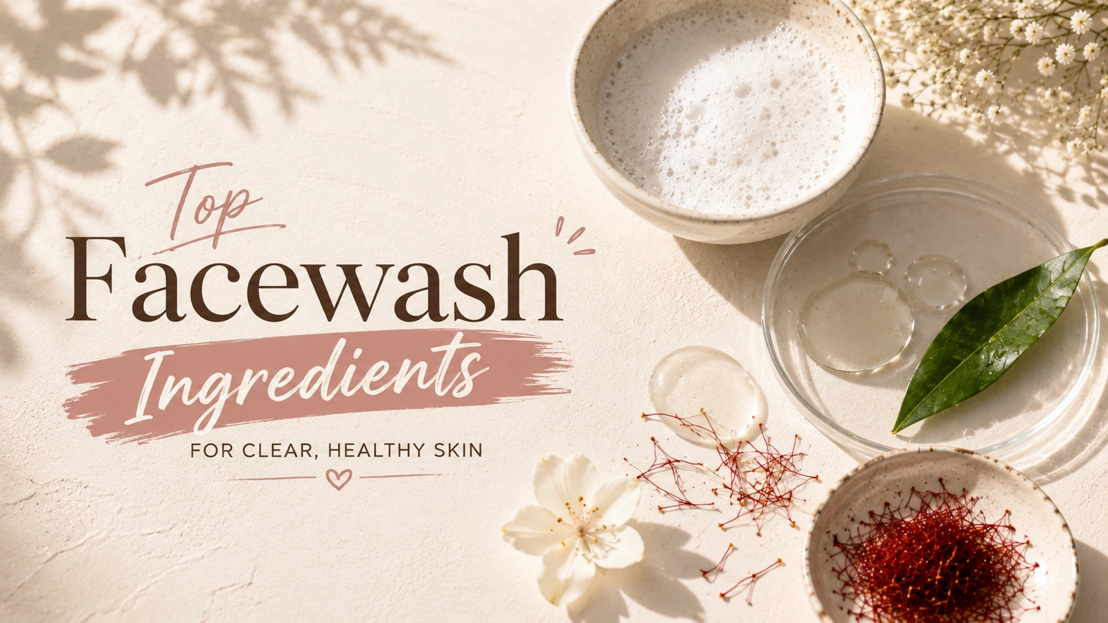 Top Facewash Ingredients for Clear, Healthy Skin