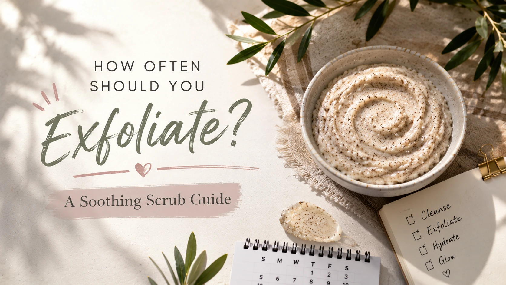 How Often Should You Exfoliate? A Soothing Scrub Guide