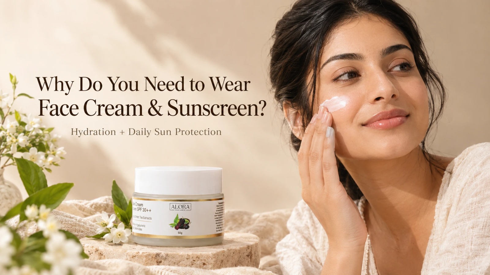 Why you need to wear a Face Cream & Sunscreen