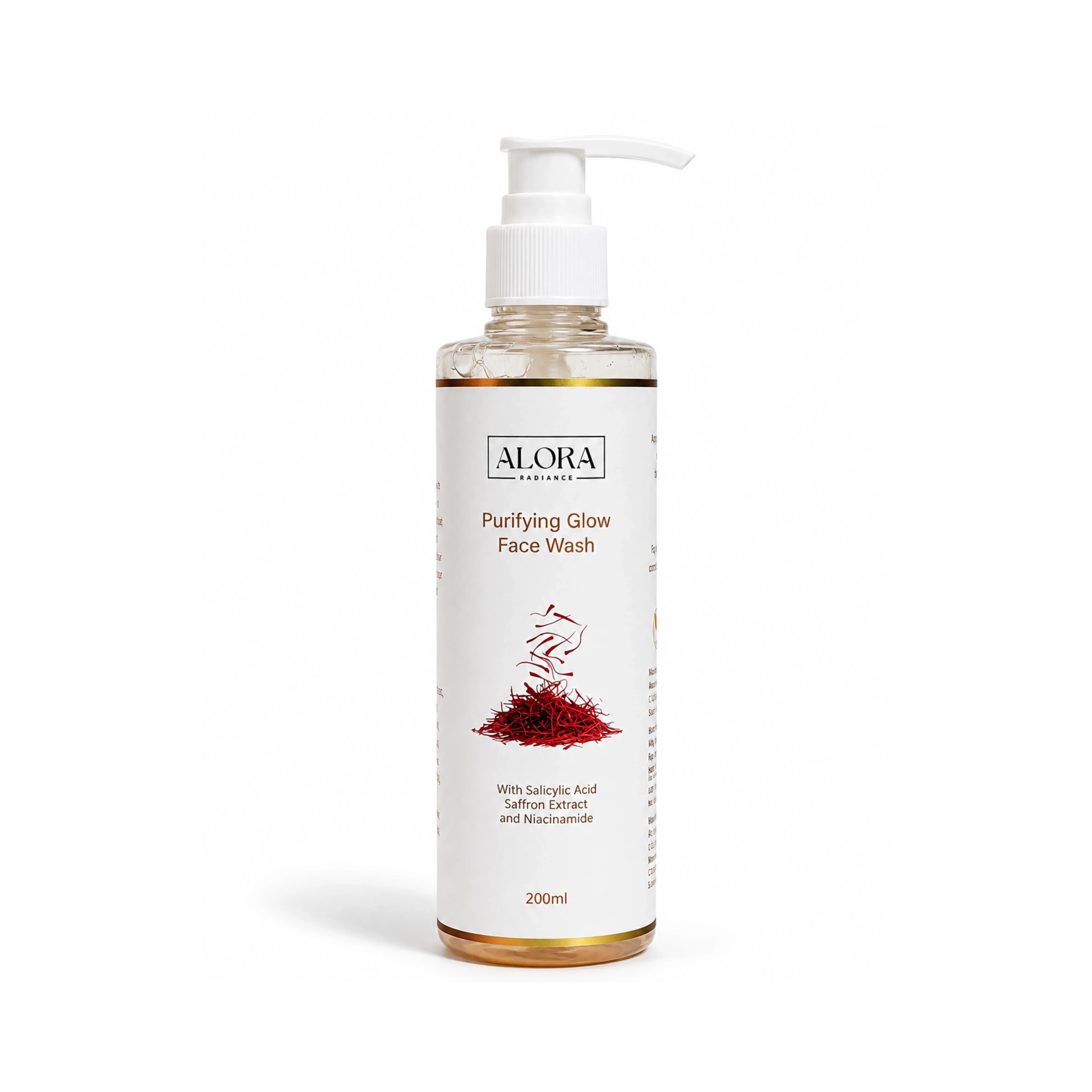 Purifying glow face wash