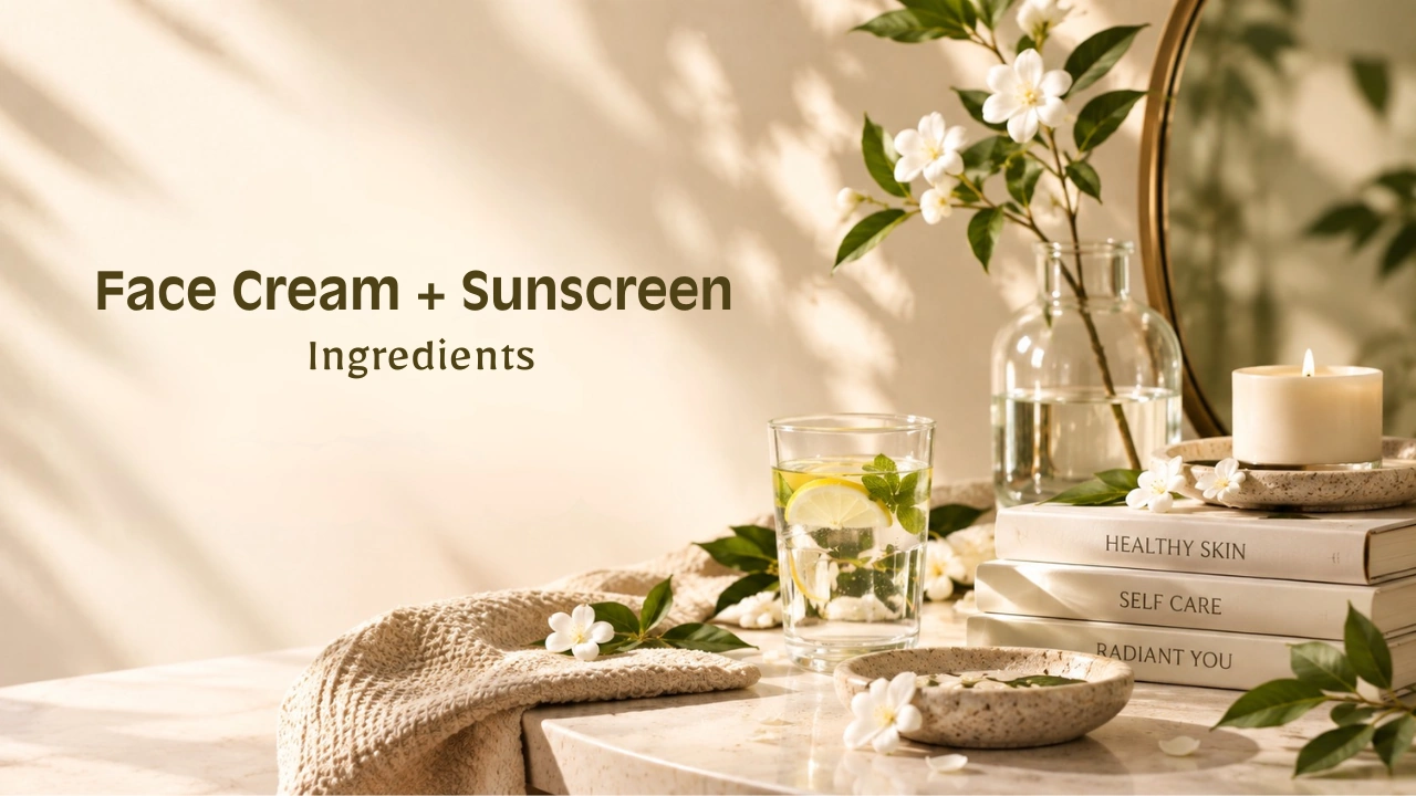 What Makes a Face Cream + Sunscreen Actually Work (Ingredient breakdown)