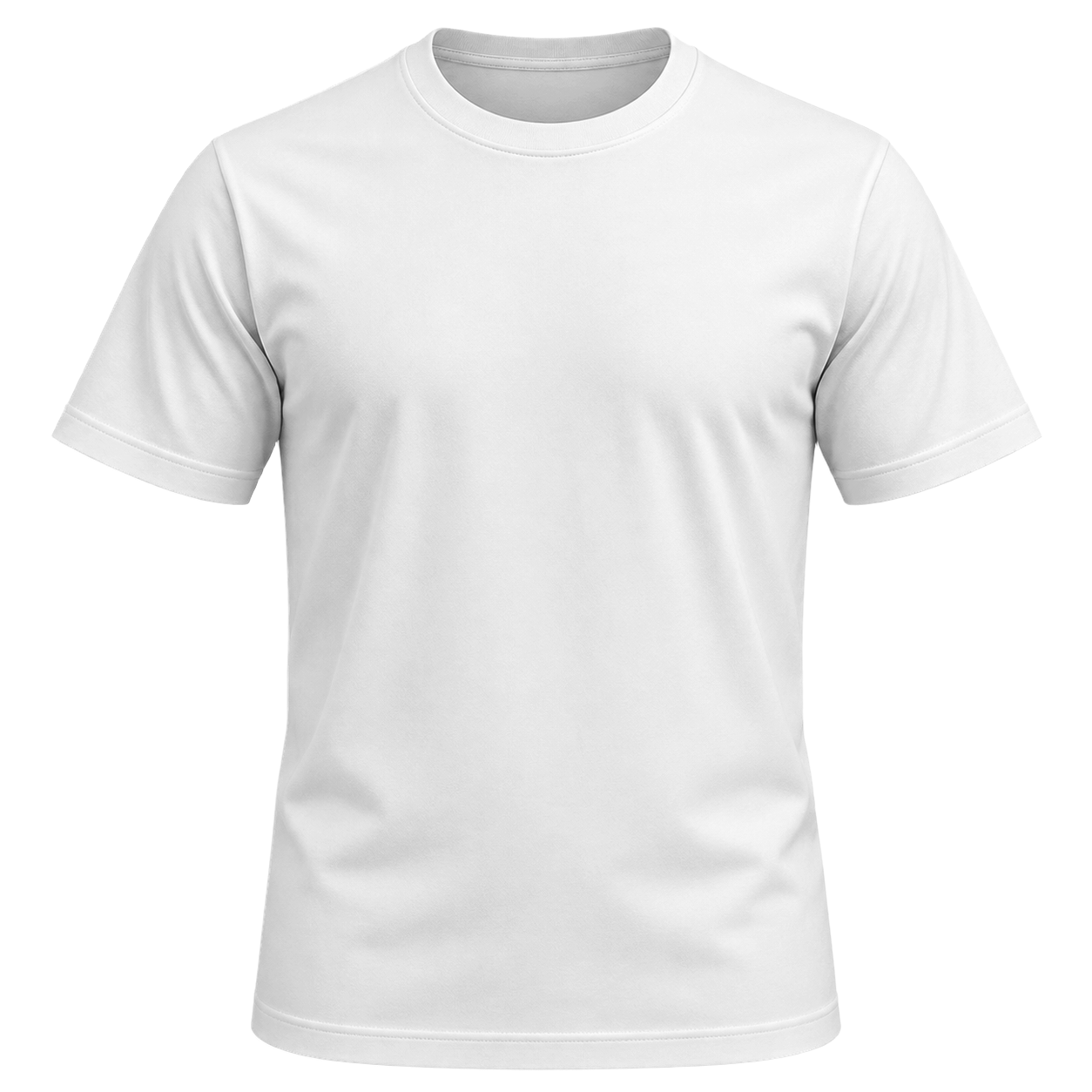 Men’s Custom Round Neck T-Shirt | Cotton