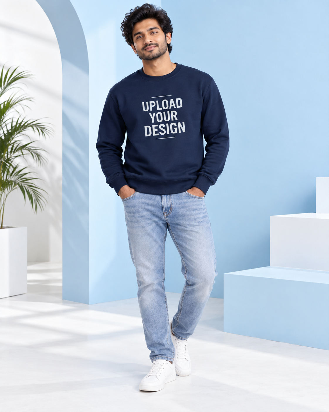 Men’s Custom Sweatshirt | Cotton