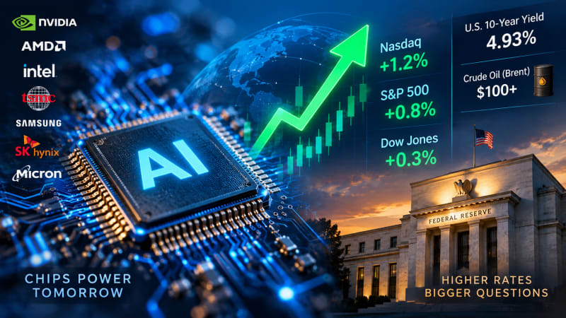 AI Stocks Rebound After a Brutal Week: Is the Semiconductor Rally Strong Enough to Overcome 5% Treasury Yields?