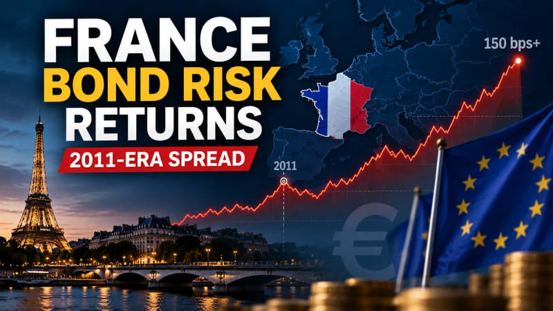 France Bond Spread Hits 2011-Era Extreme: Is Europe’s Debt Risk Returning?