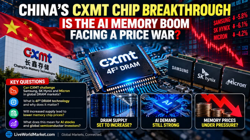 CXMT DRAM Breakthrough: Samsung, SK Hynix & Micron at Risk?