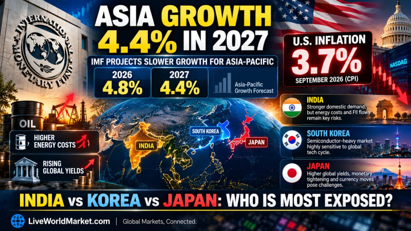 IMF Asia Growth 4.4%, US CPI 3.7%: Which Stocks Are at Risk?