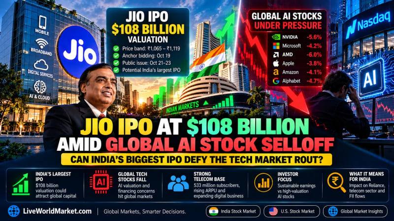 Jio IPO 2026: $108 Billion Valuation Amid Global AI Selloff
