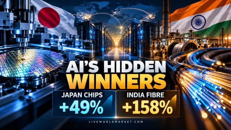 India Optical Fibre Exports Jump 158%: AI's Hidden Winners