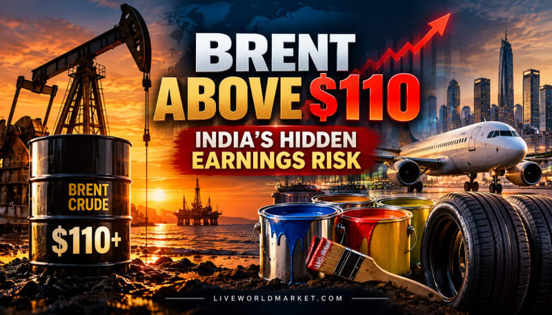 Brent Crude Tops $110: Impact on Indian Stocks & Earnings