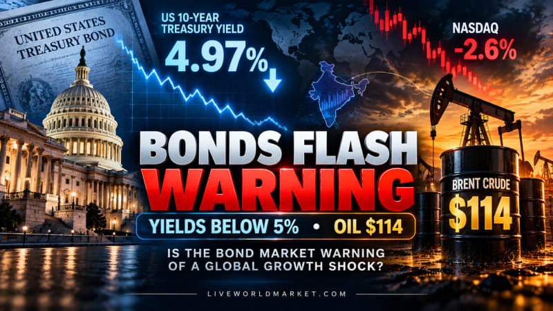 US 10-Year Treasury Yield Below 5%: Growth Shock Warning?