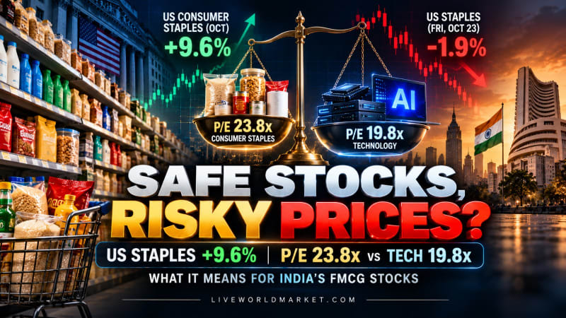 US Consumer Staples Rally 9.6%: FMCG Valuation Risk for India