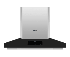 EMG9050-Y 90cm Matte Black Self-adjusting Range Hood