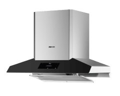 EMG9050-Y 90cm Matte Black Self-adjusting Range Hood