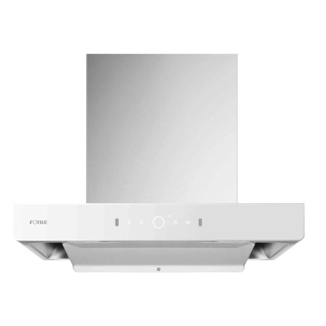 EMG6018-W 60cm White Glass Range Hood(Without Decoration Cover)