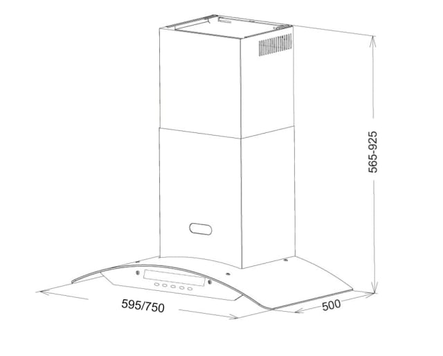 EH11-3Z 60cm Range Hood