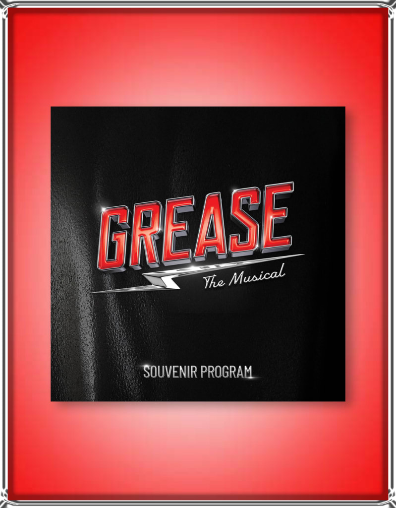 Grease the Musical Merchandise Souvenir Program