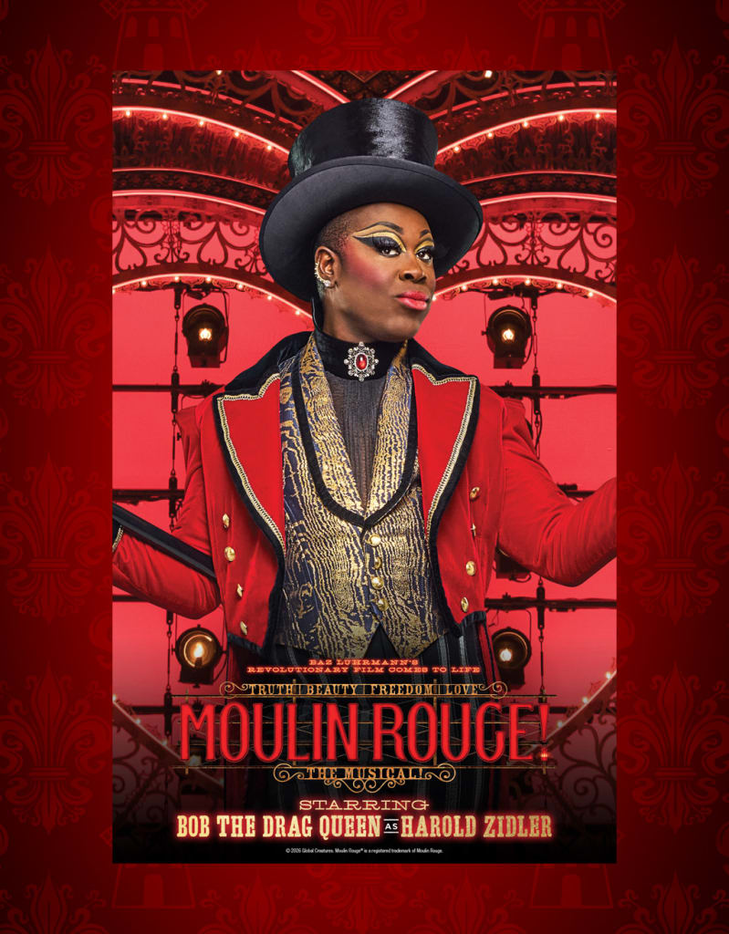 Moulin Rouge the Musical Merchandise | Window Card Bob the Drag Queen