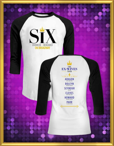 SIX T-shirt Musical Theatre Tshirt SIX the Musical Heart of 