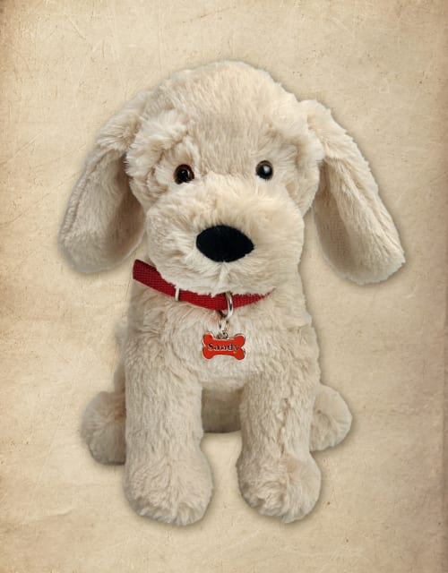 Plush Sandy Dog