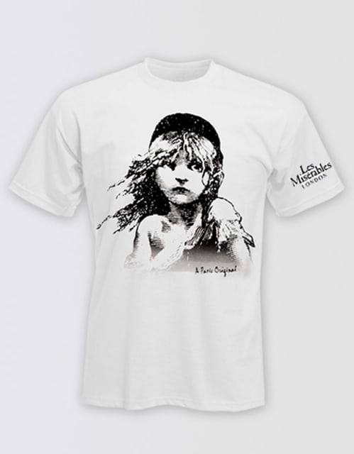 White Cosette T-Shirt - LONDON