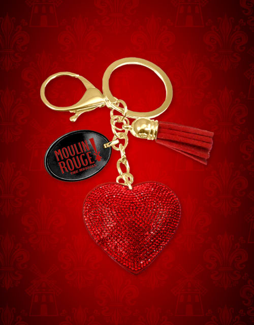 Moulin Rouge! The Musical | Heart Charm Keychain