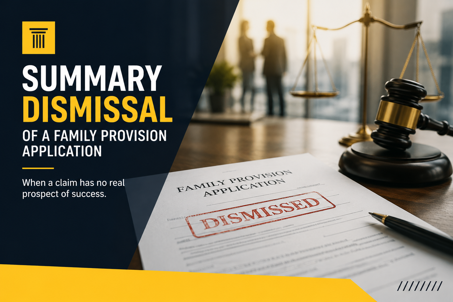 The Doney case: summary dismissal of unmeritorious cases in estate disputes – the deadly sin of greed