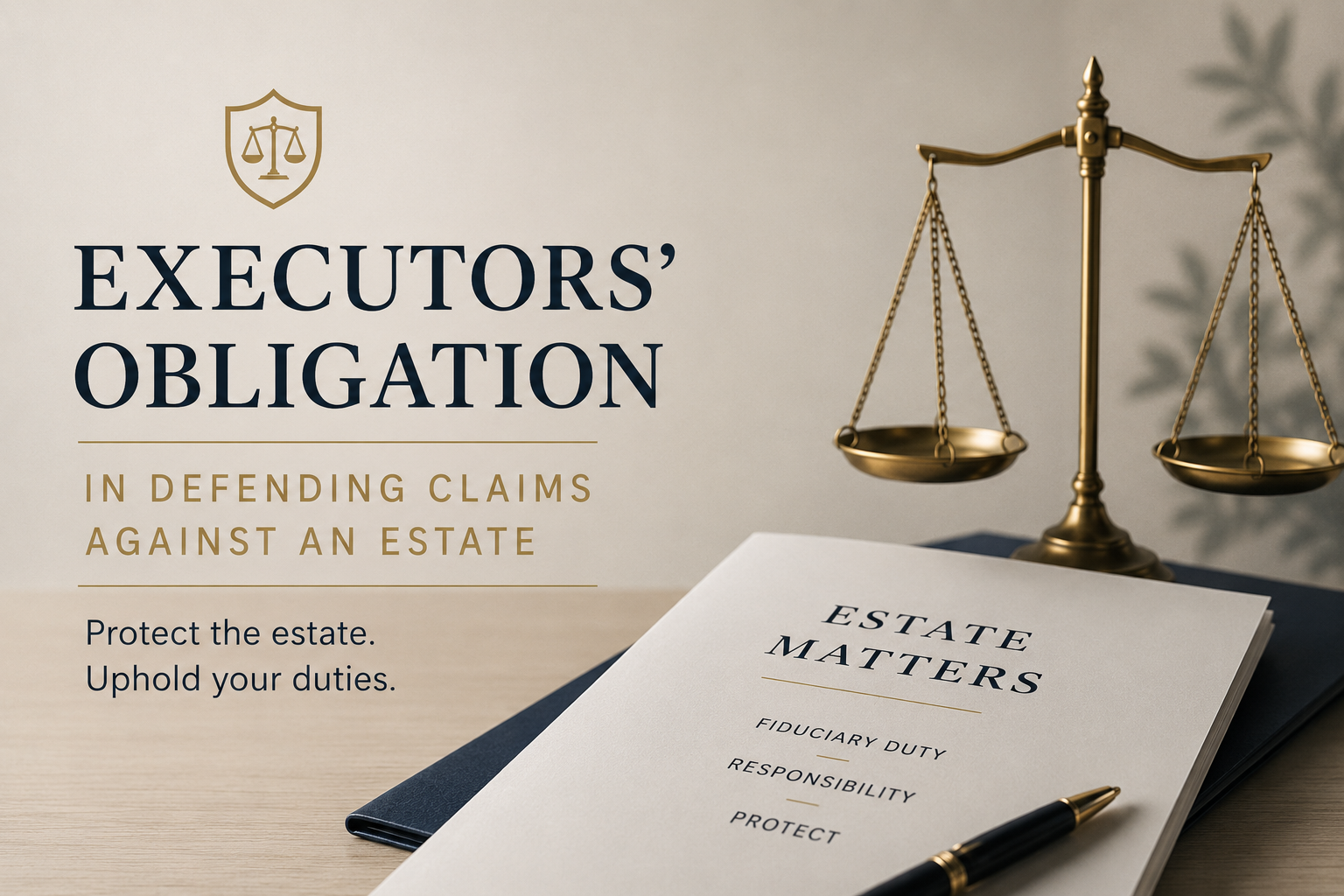 How to defend a claim against an estate when you are appointed Executor in a Will