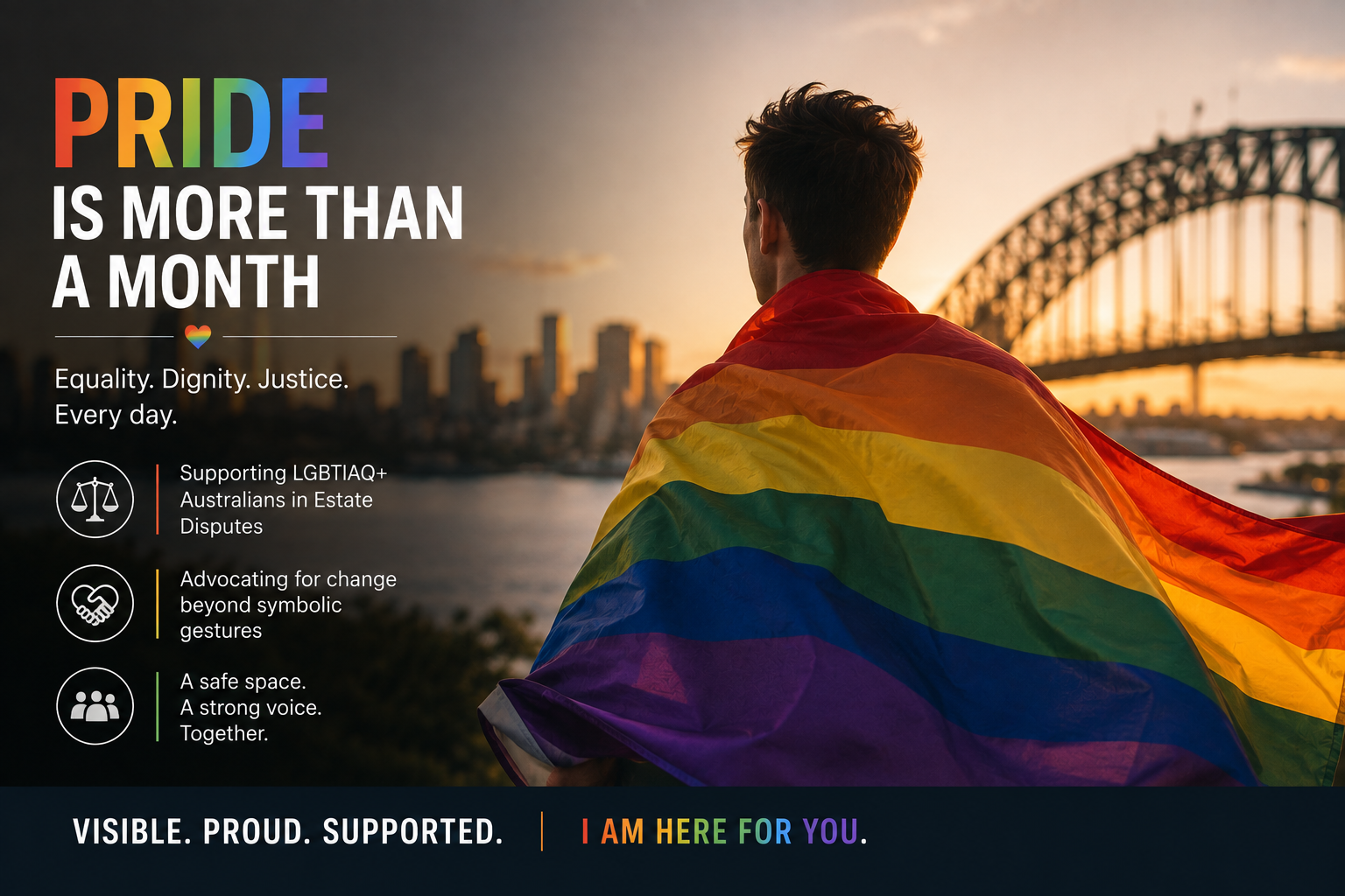This Pride, with the help of my firm, I am no longer hiding