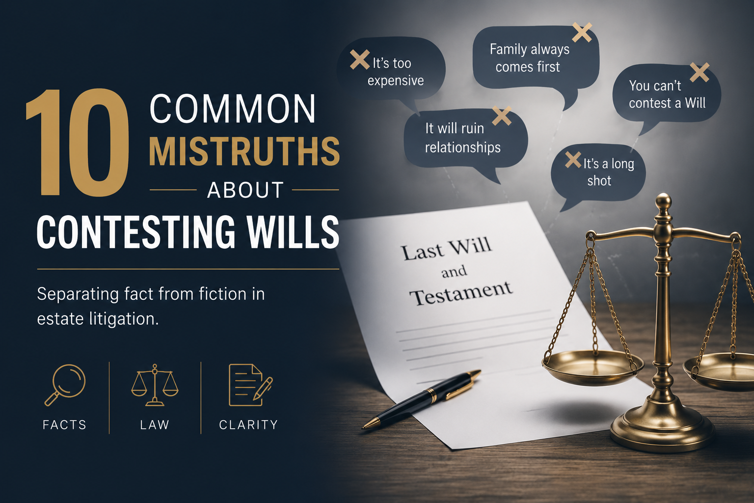 Is it true? 10 common mistruths about contesting Wills