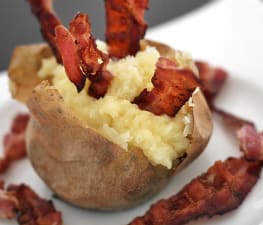 Bakad potatis med bacon