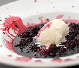 Vanilla splash flambé (efterrätt)