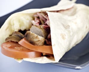 Wraps med köttbullar