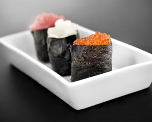 Gunkan maki - sushibåt