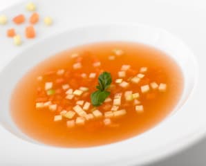 Soupe été de tomate - tomatsoppa (förrätt)