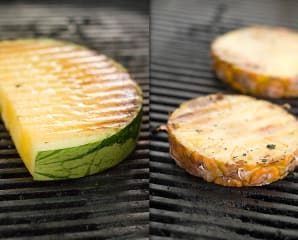 Grillad melon & ananas (efterrätt)