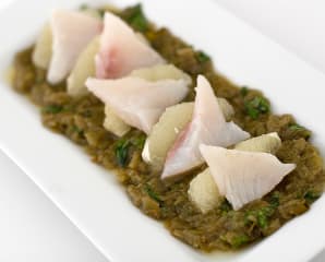 Sea Bream ceviche (förrätt)