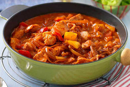 Kycklinggulasch