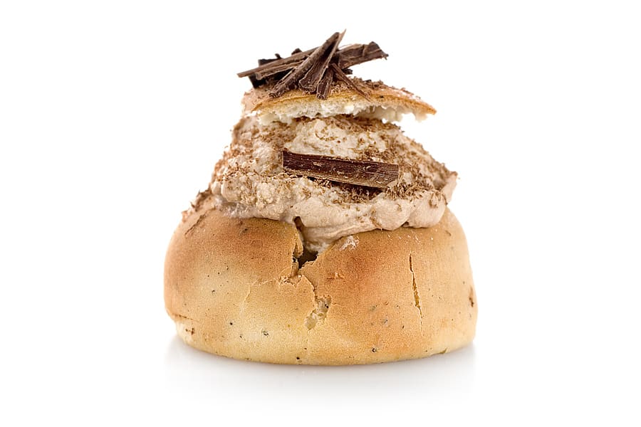 Minisemla med choklad