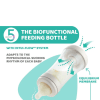 Perfect 5 Silicon Bottle, 150ml, for newborn, Slow Flow Natural