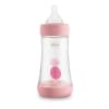 Perfect 5 Silicone Bottle, 240ml, for 2 Months+, Medium Flow, Pink