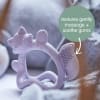 B.BOX Wrist Teether - Lullaby Blue Fox